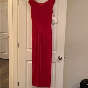 Formal red dress